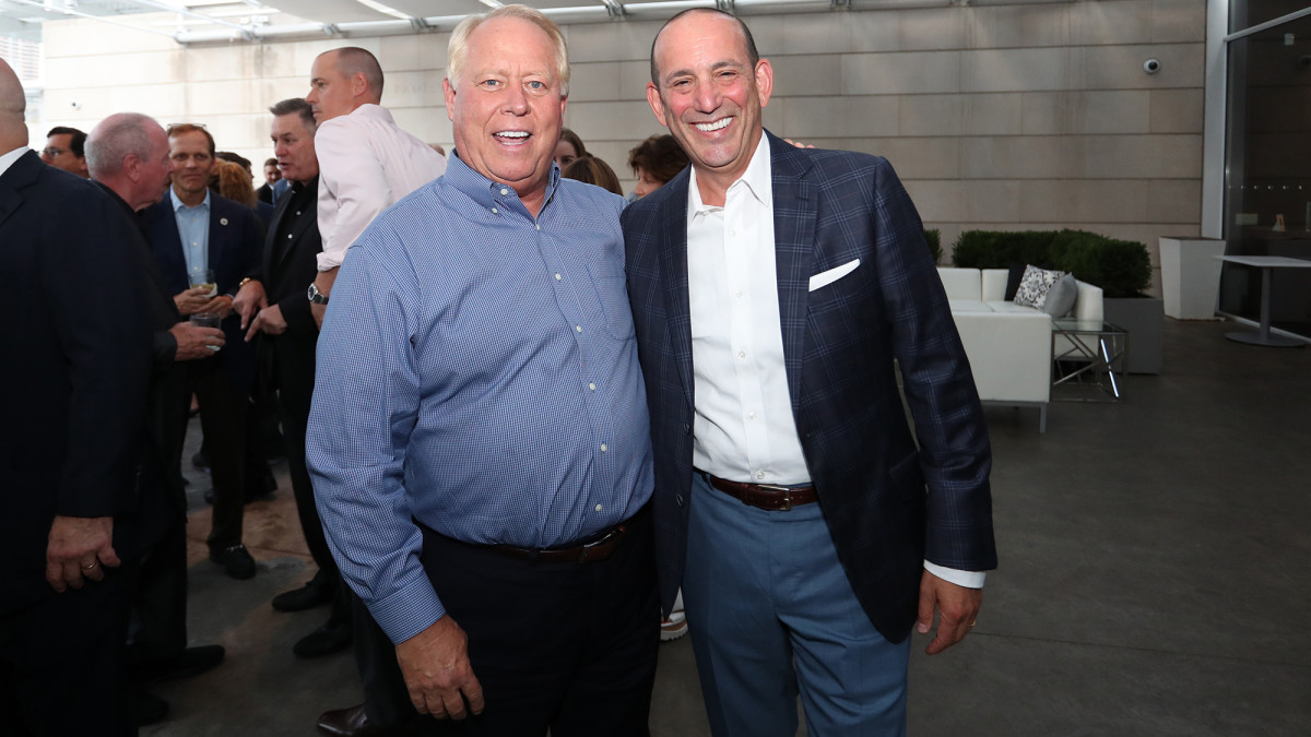 Dell Loy Hansen and Don Garber